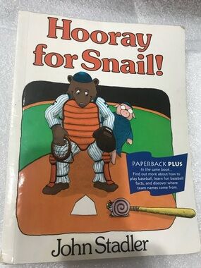 Hooray for Snail! Children's Book Preowned with writing inside